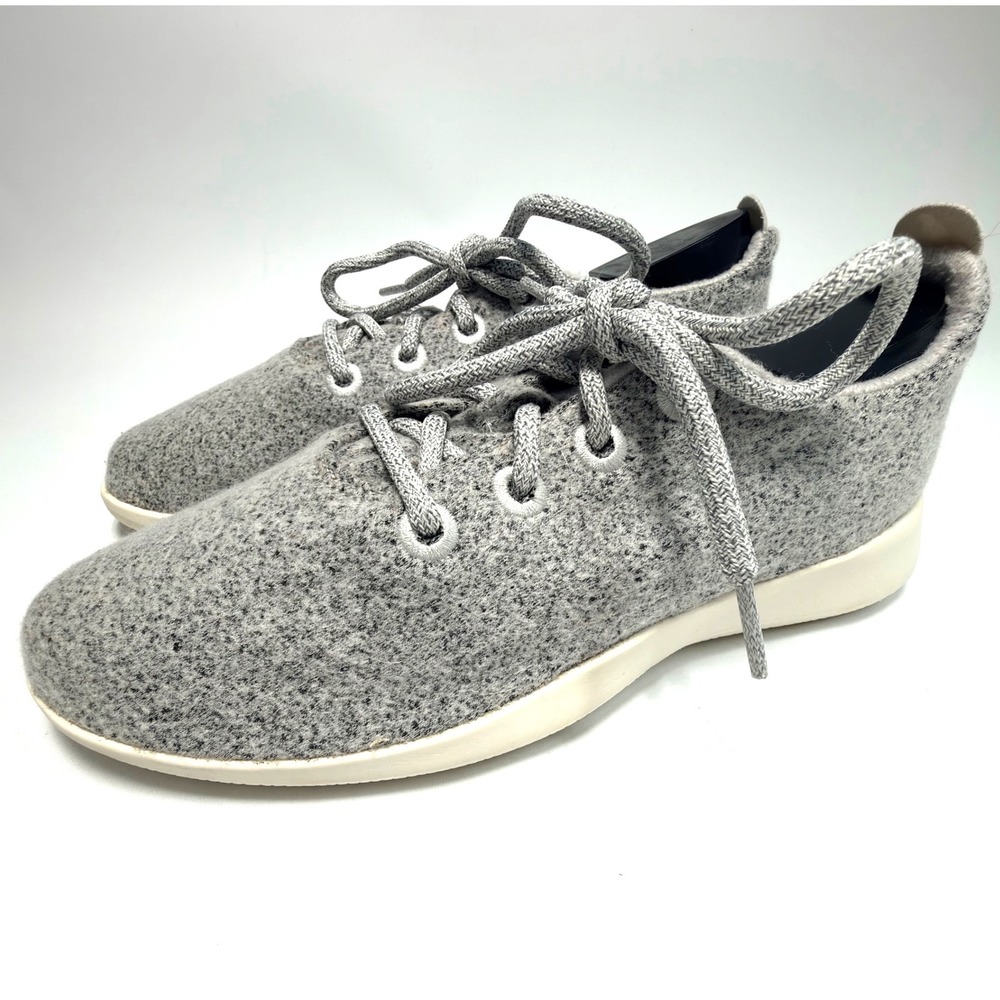 Allbirds Wool‎ Runners Women 9 Gray Merino Lace Up Sneakers
